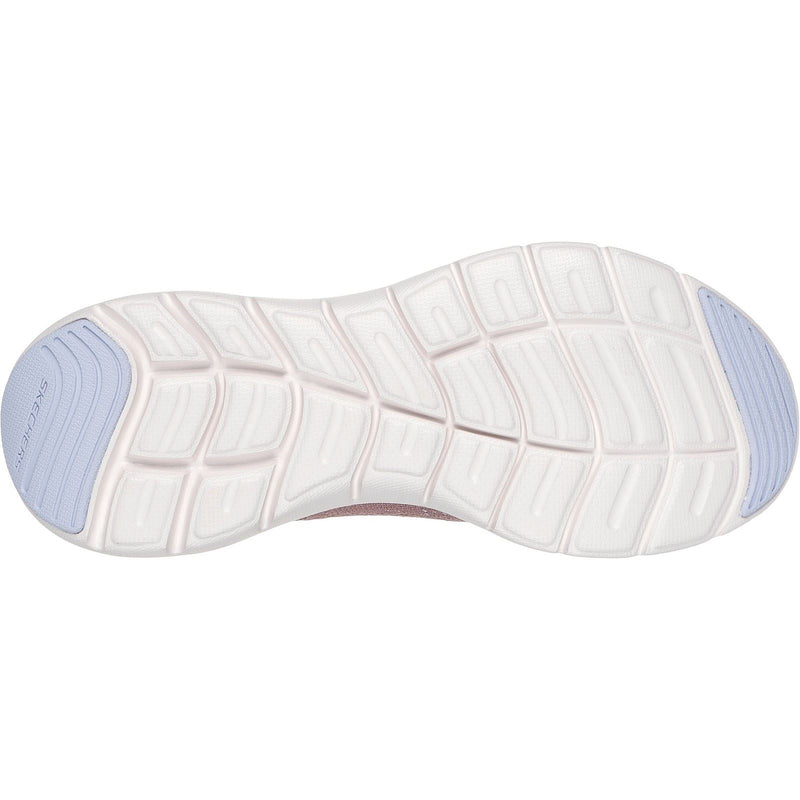 Skechers Flex Appeal 5.0 Cruising Thru Textile Women's Mauve/Light Blue Sneakers