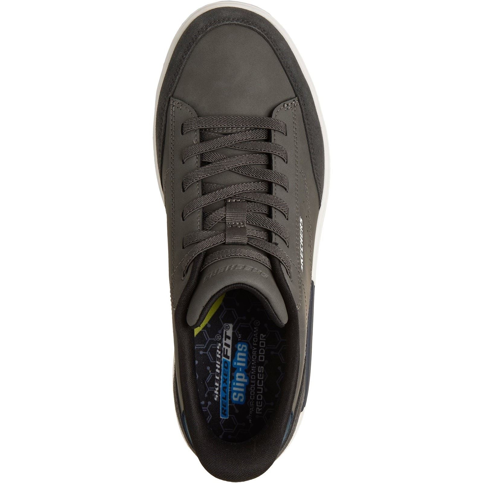 Skechers Verloma Radical Men's Charcoal Synthetic / Suede Trainers
