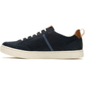 Hush Puppies The Good Low Top Leather Men's Navy Sneakers