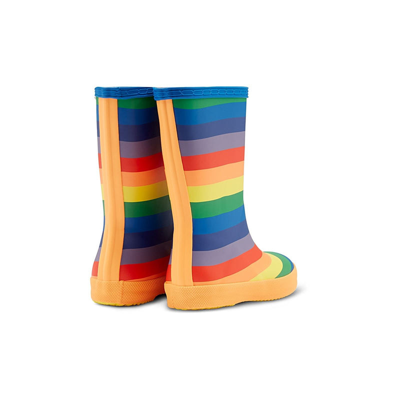 Hunter First Rainbow Print Rubber Multicoloured Wellington Boots