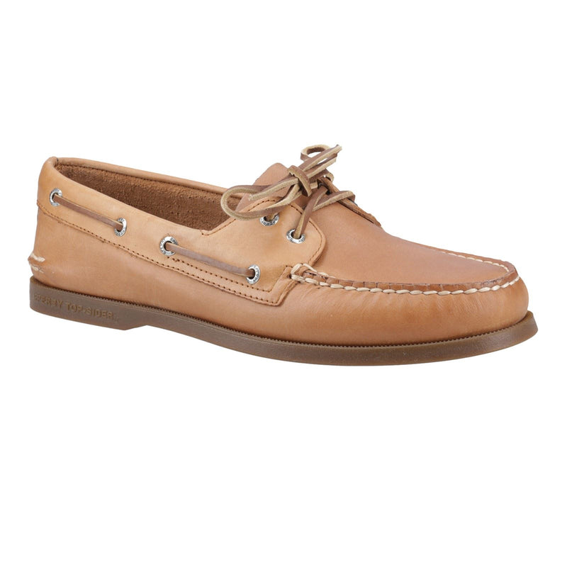 Sperry Authentic 2 Eye Leather Men's Nutmeg Boat Shoes