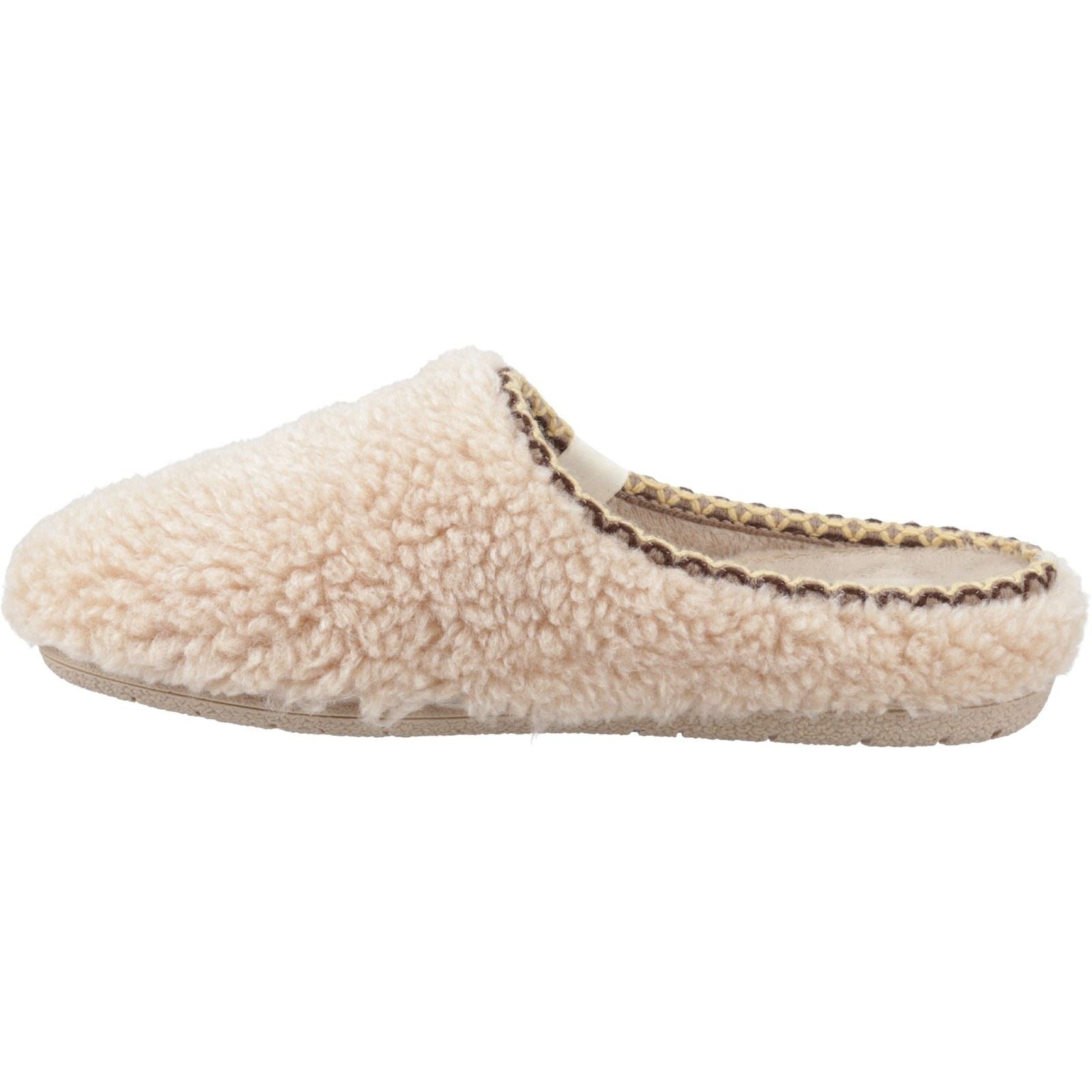Hush Puppies Good Textile Women's Beige Slippers