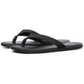 Jack & Jones Washton Leather Men's Anthracite Flip Flops