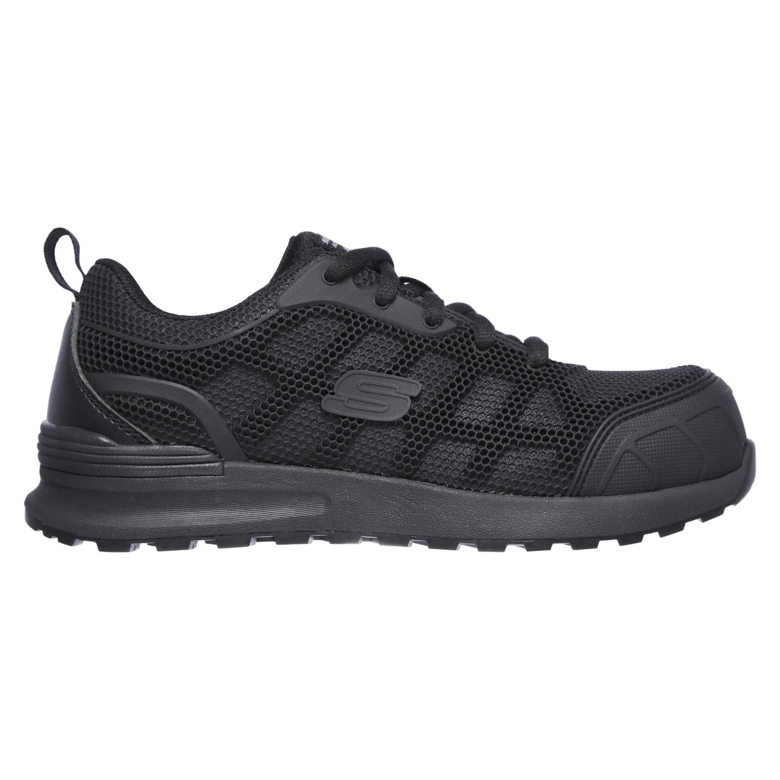 Skechers Workwear Bulklin Ayak Nylon Women's Black/Black Safety Sneakers