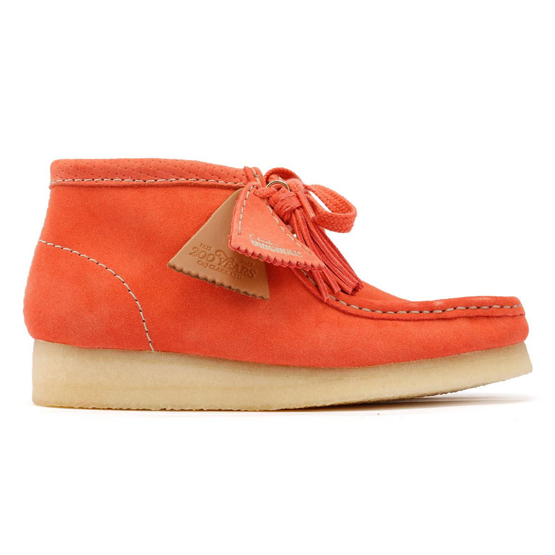 Clarks Originals Wallabee Suede Women's Coral Boots