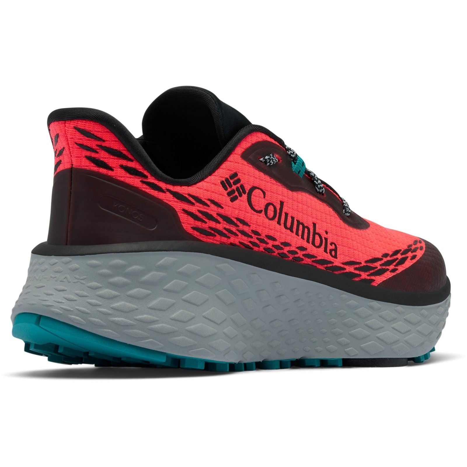 Columbia Konos Trillium Polyester Men's Neon Sunrise/Teal Chloride Sneakers