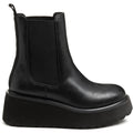 Rocket Dog Heyday Polyurethane Women's Black Flat Chelsea Boots