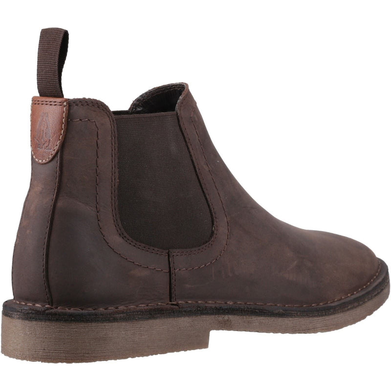 Hush Puppies Shaun Leather Men's Waxy Brown Boots