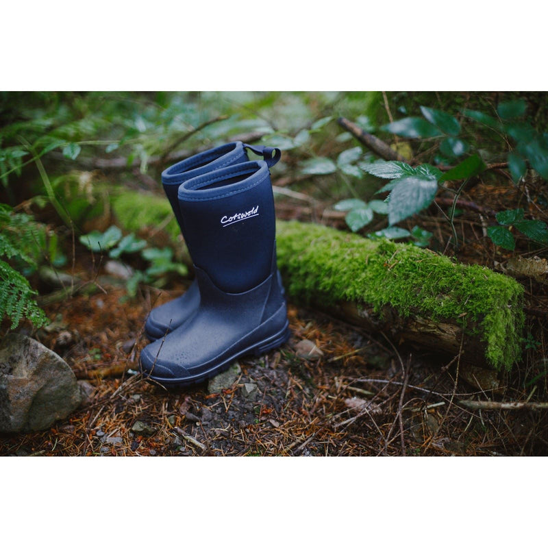 Cotswold Hilly Synthetic Navy Wellington Boots