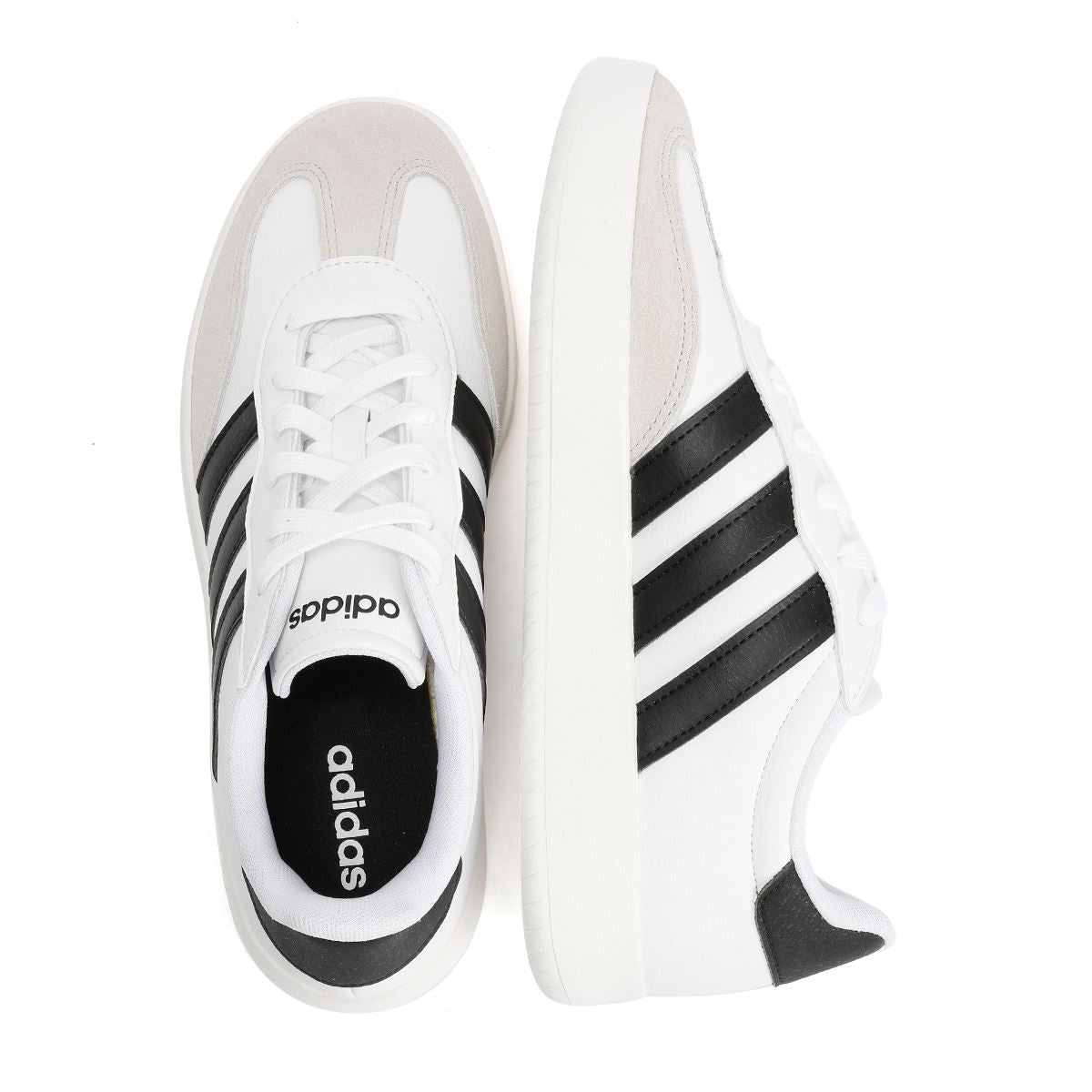 Adidas Barreda Men's White/Black/Gray Sneakers