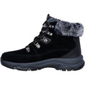 Skechers Trego Snow Worries Leather Women's Black Hiking Boots