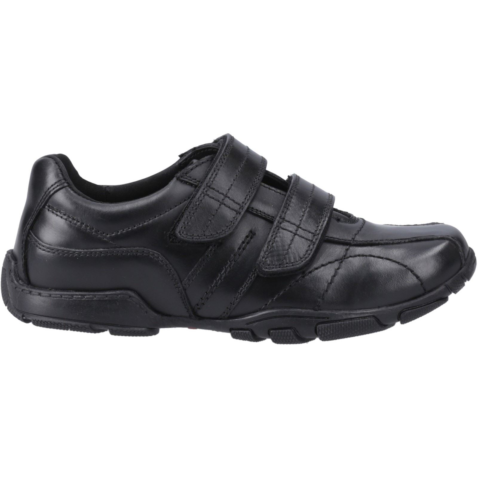 Hush Puppies Vance Leather Boys's Black Shoes