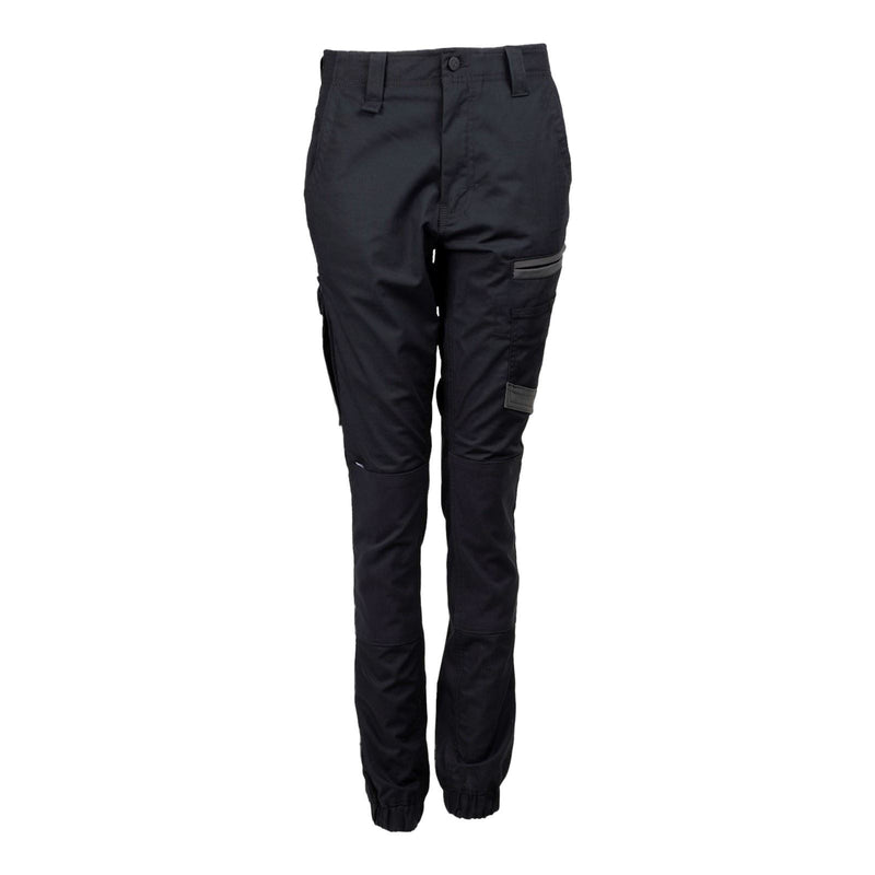 Hard Yakka Raptor Cuffed Cotton Women's Black Outdoor Trousers
