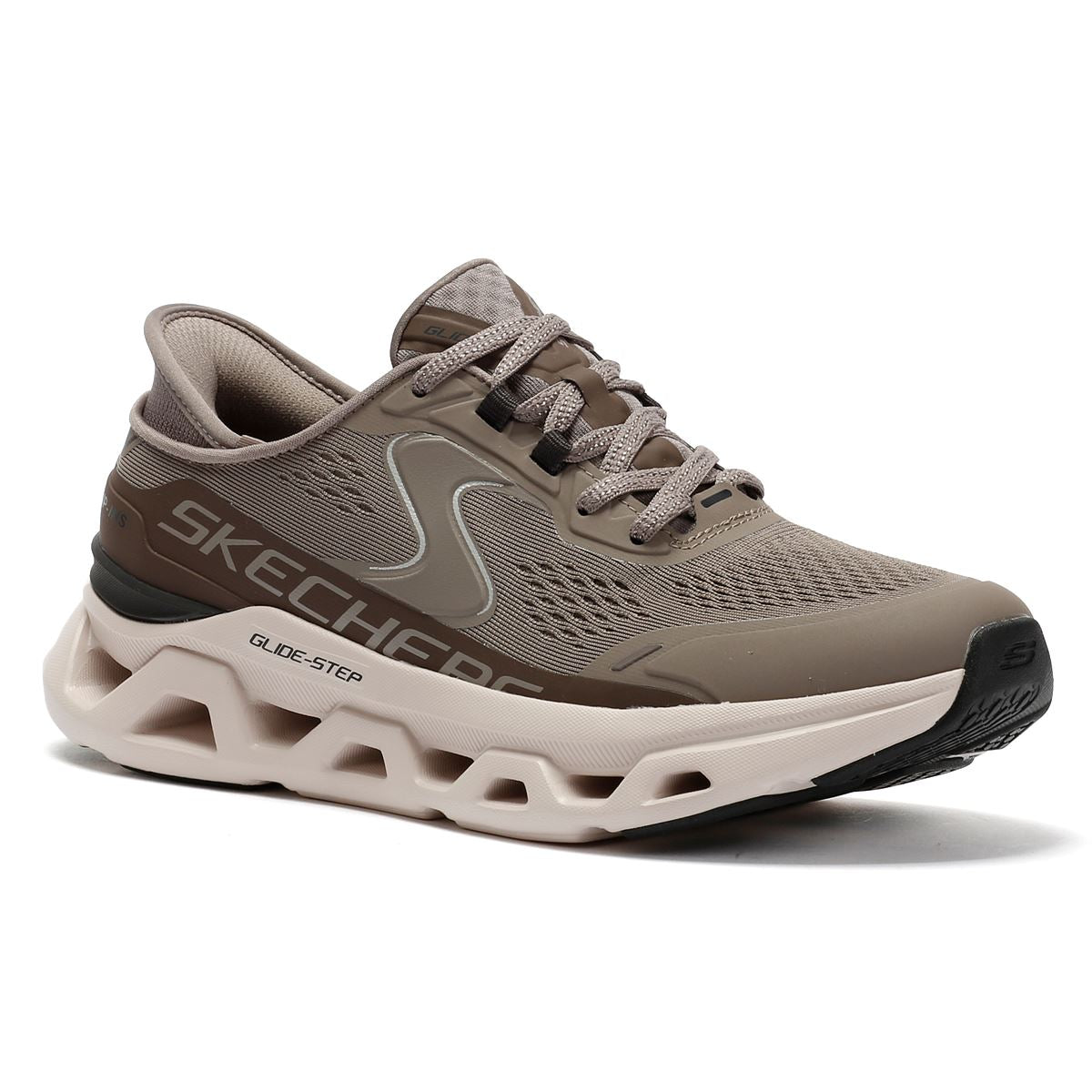 Skechers Slip-Ins Glide Step Altus Mesh Women's Khaki Sneakers