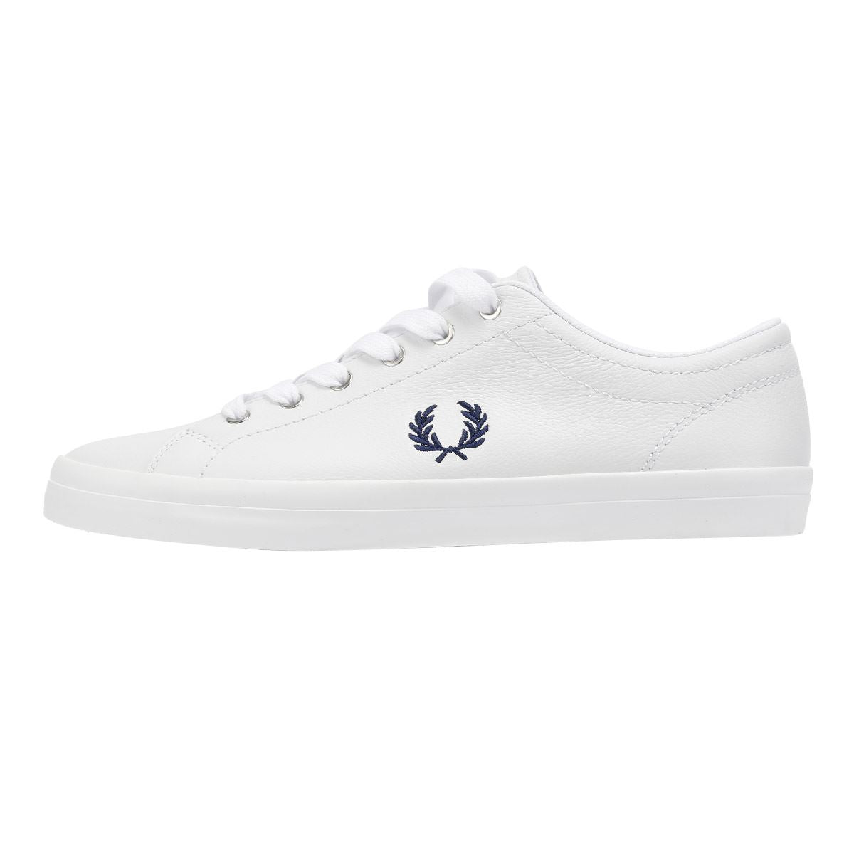 Fred Perry Baseline Leather Men's White/Navy Sneakers