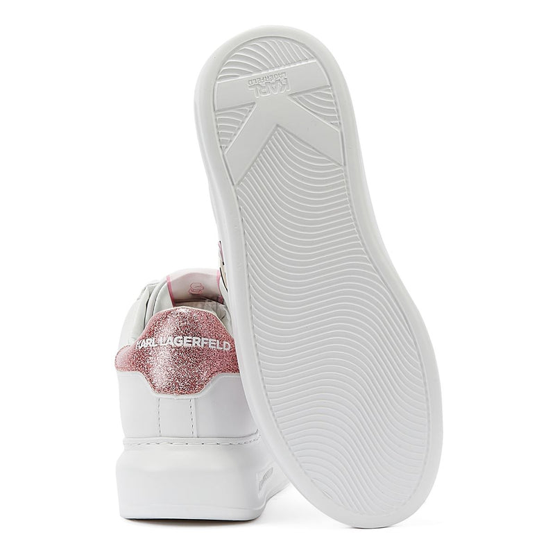Karl Lagerfeld Kapri NFT LO Lace Women's White/Pink Sneakers