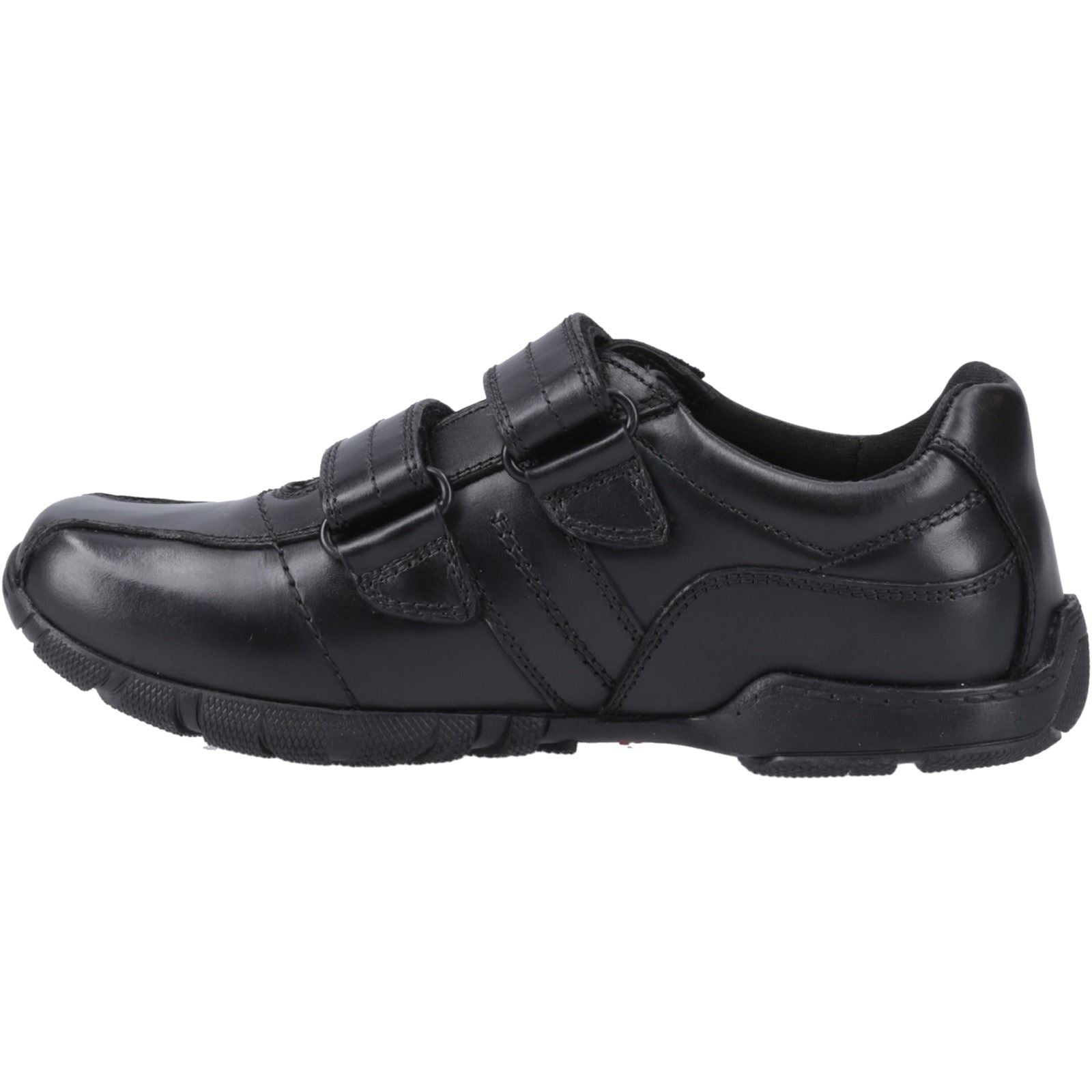 Hush Puppies Vance Leather Boys's Black Shoes