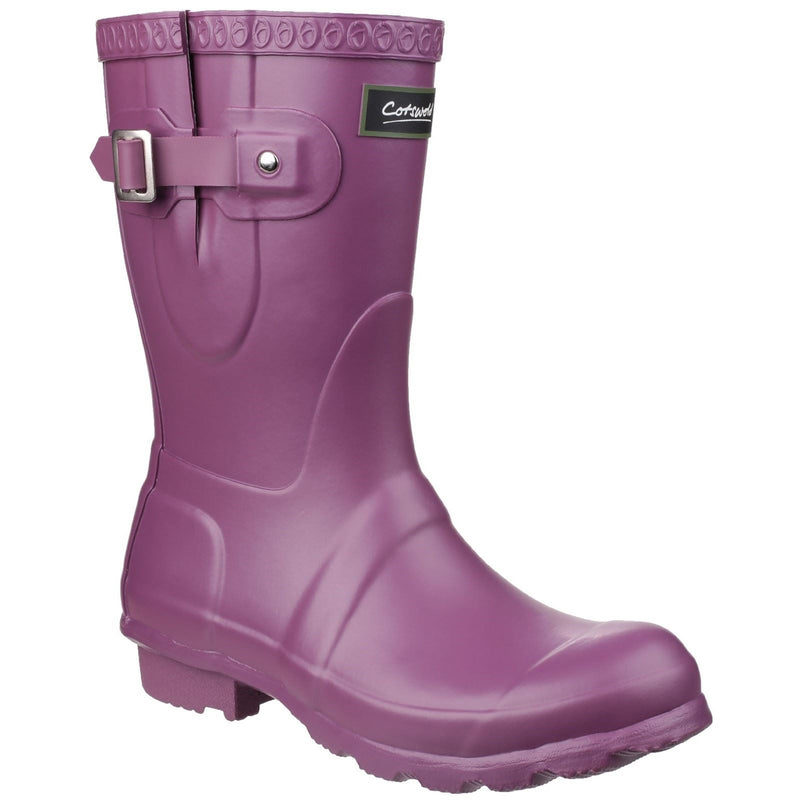 Cotswold Windsor Rubber Women's Purple Wellington Boots