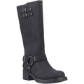 Rocket Dog Nash Faux Leather Women's Black Heeled Knee High Boots