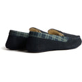 Hunter Moccassin Slipper Suede Men's Navy Slippers