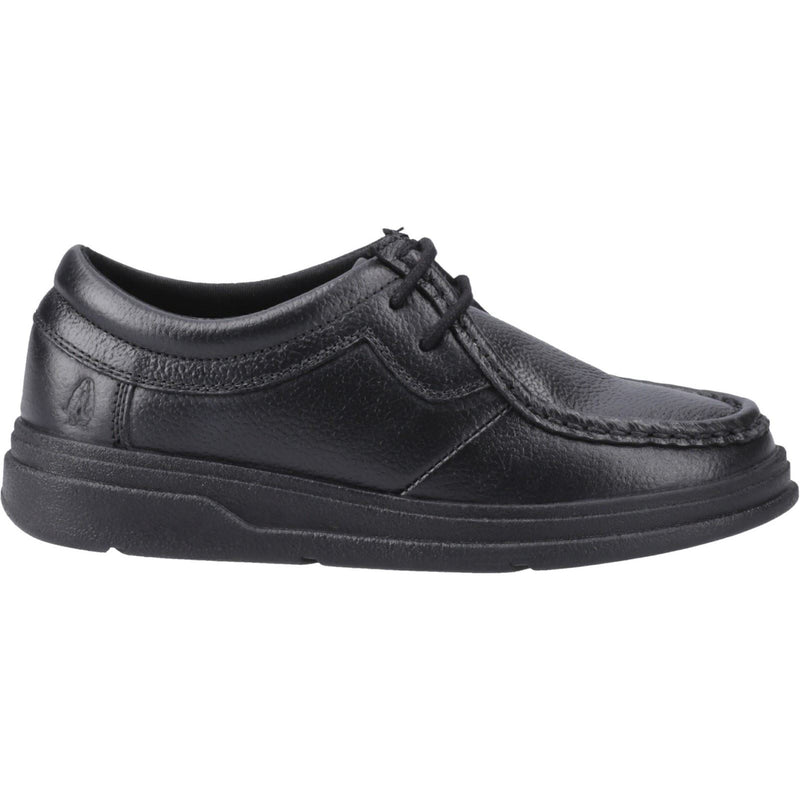 Hush Puppies Ronan Mocc Leather Boys's Black Moccasins Shoes