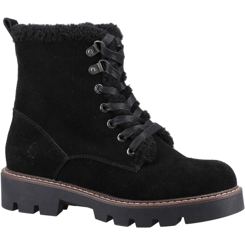 Hush Puppies Aurelia Suede Women's Black Boots