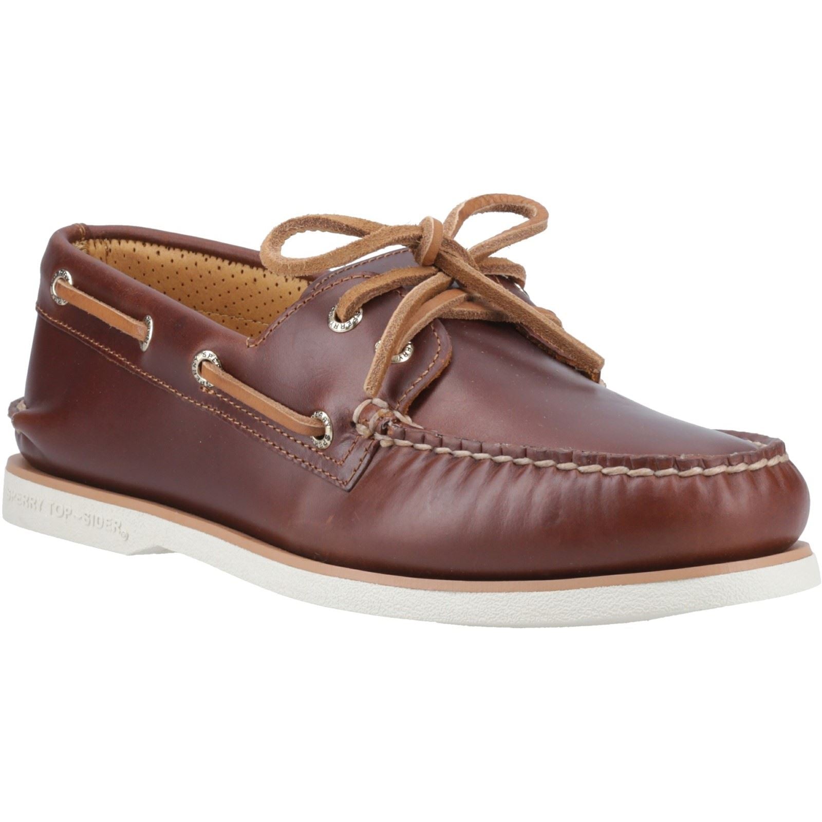 brown and gold dress shoes Oscar Gold Patent Leather Wholecut Brogue Sneakers - Leather main image 0