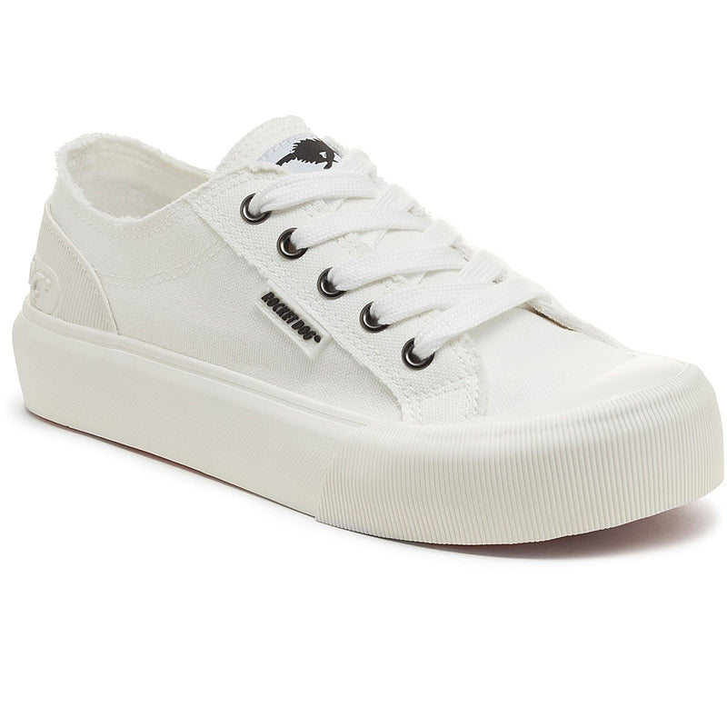 Rocket Dog Jazzin Plus 12A Cotton Women's White Sneakers