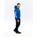 Caterpillar Trademark Banner Cotton Men's Blue Hooded Sweatshirt