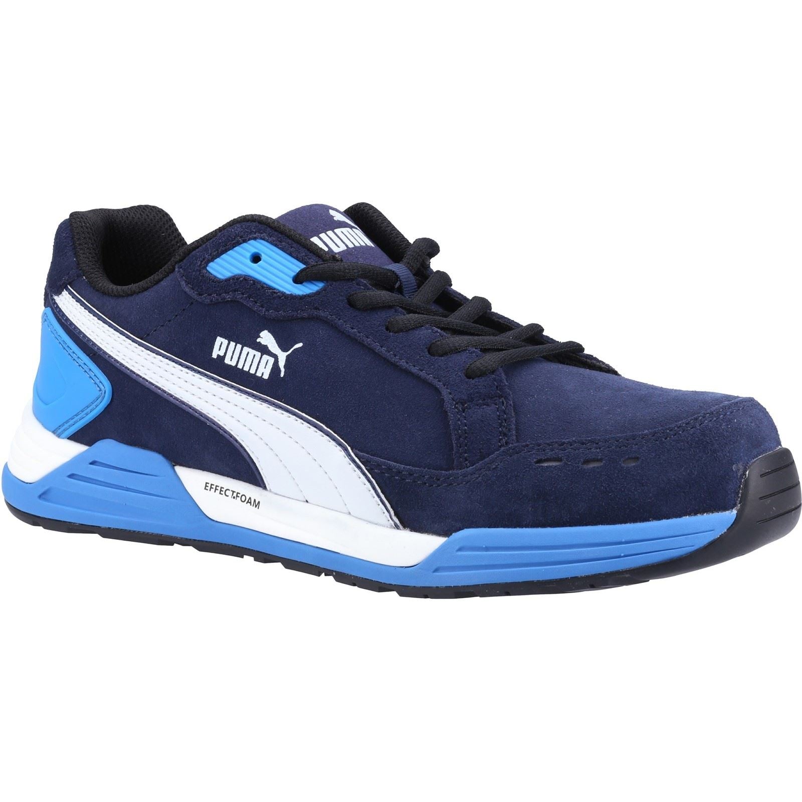 Puma Safety Airtwist Low S3 Suede Blue Safety Sneakers