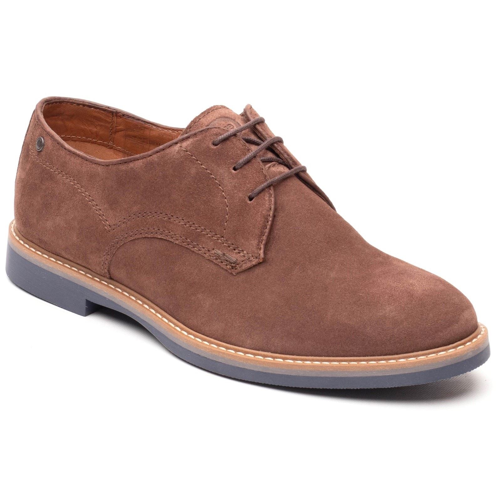 Base London Strand Leather Men's Brown Lace-Up Shoes