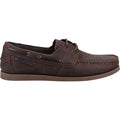Cotswold Waterlane Leather Women's Brown Boat Shoes