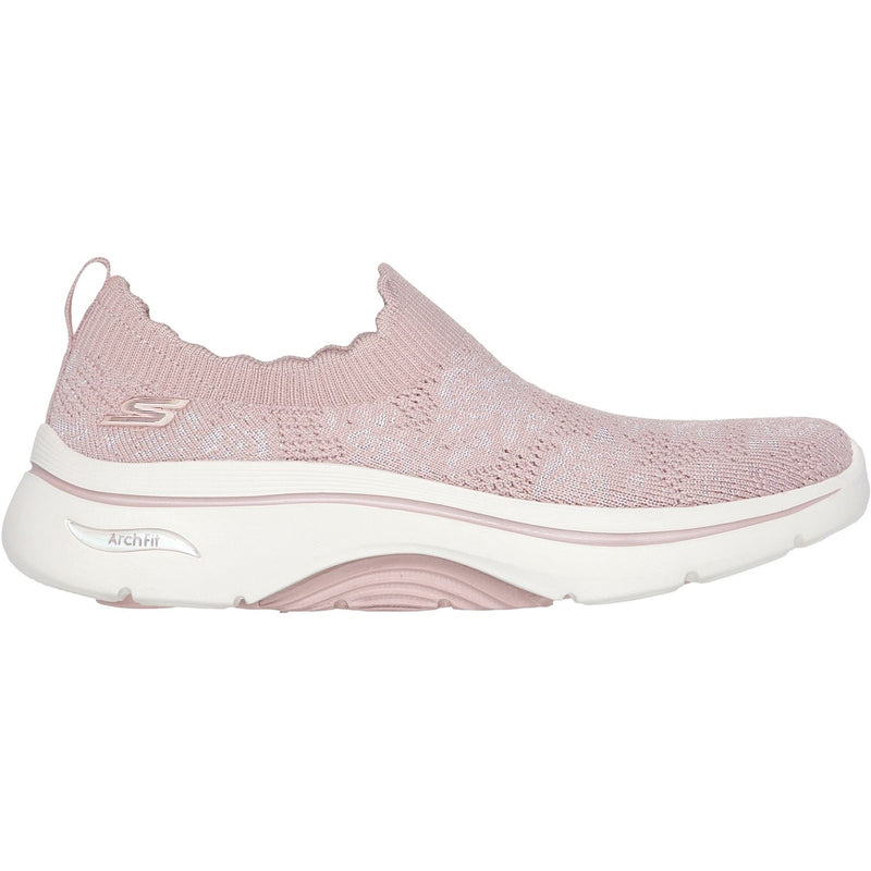 Skechers GO WALK Arch Fit 2.0 Rosa Linda Textile Women's Mauve Sneakers