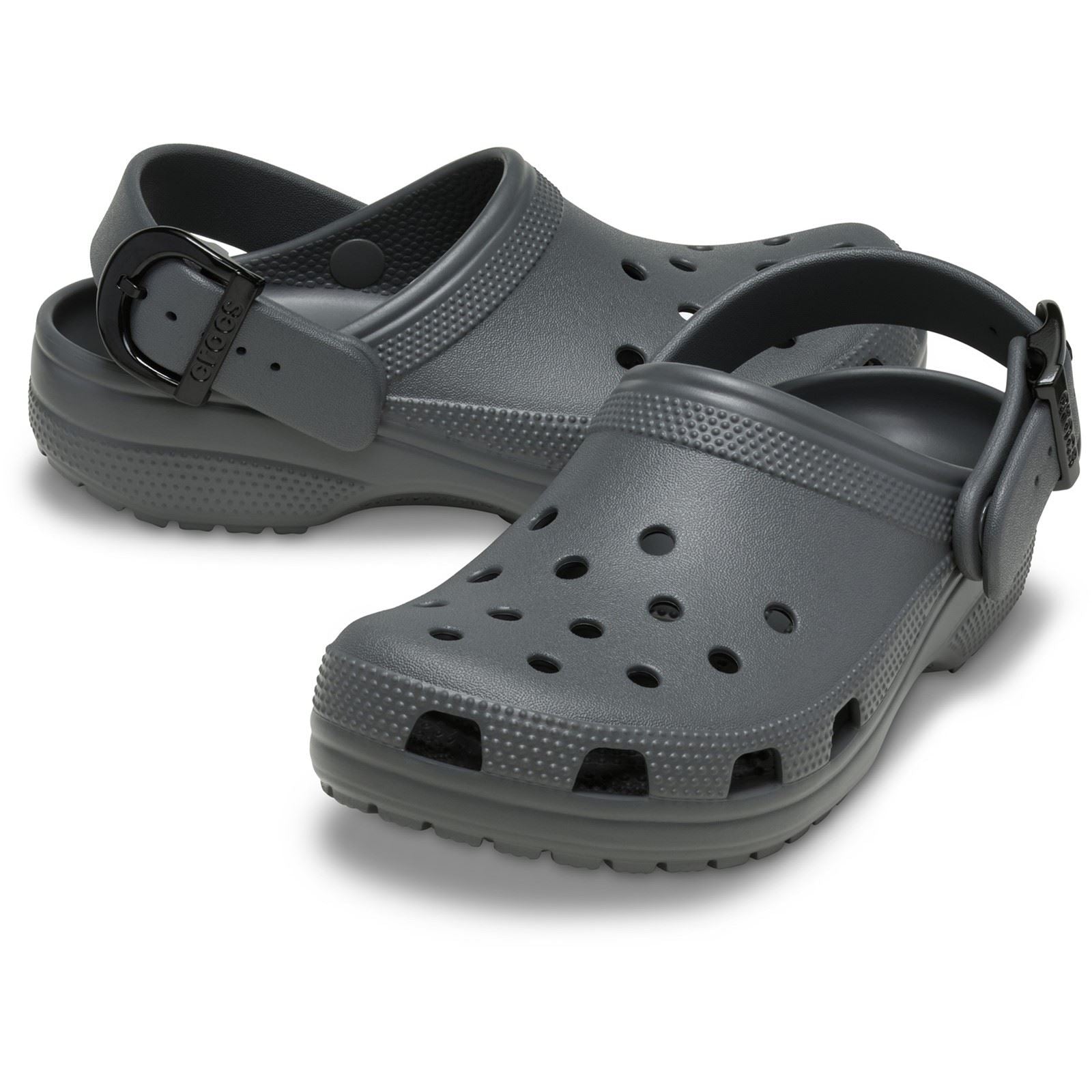 Crocs Classic Buckle EVA Women's Carbon Clogs