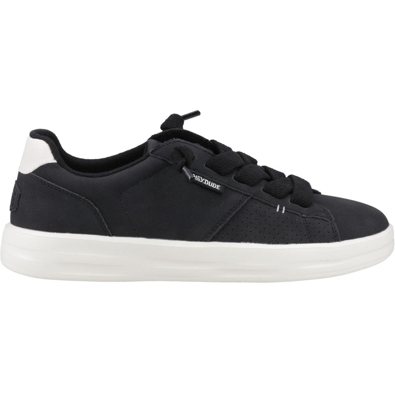 HEYDUDE Karina Duo Classic Synthetic Women's Black Sneakers