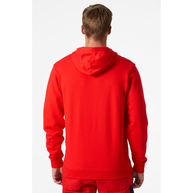 Helly Hansen Workwear Manchester Cotton Men's Red Hooded Sweatshirt