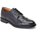 Base London Magnus Leather Men's Black Oxford Shoes
