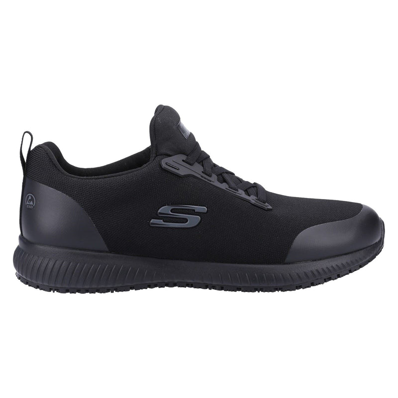 Skechers Workwear Squad SR Myton Textile Men's Black Safety Sneakers