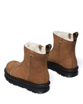 Dr. Martens Zebzag Rigger Milled Nubuck Women's Desert Brown Boots