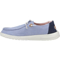 HEYDUDE Wendy Chambray Boho 100% Cotton Women's Blue Loafers