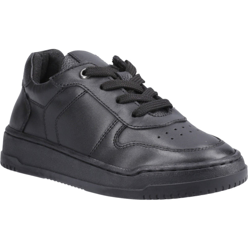 Hush Puppies Dougie Leather Boys's Black Sneakers