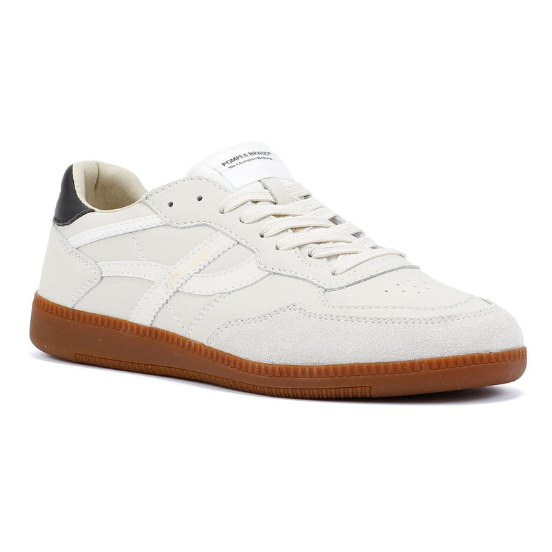 Pompeii Elan Sala Leather Men's Ecru Sneakers