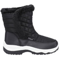 Cotswold Butterrow Textile Women's Black Winter Mid Calf Boots