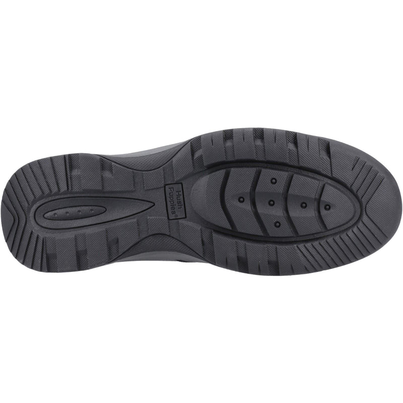 Hush Puppies Vinson Leather Men's Black Lace-Up Shoes