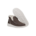 HEYDUDE Denny Wool Faux Shearling Synthetic Women's Walnut Boots
