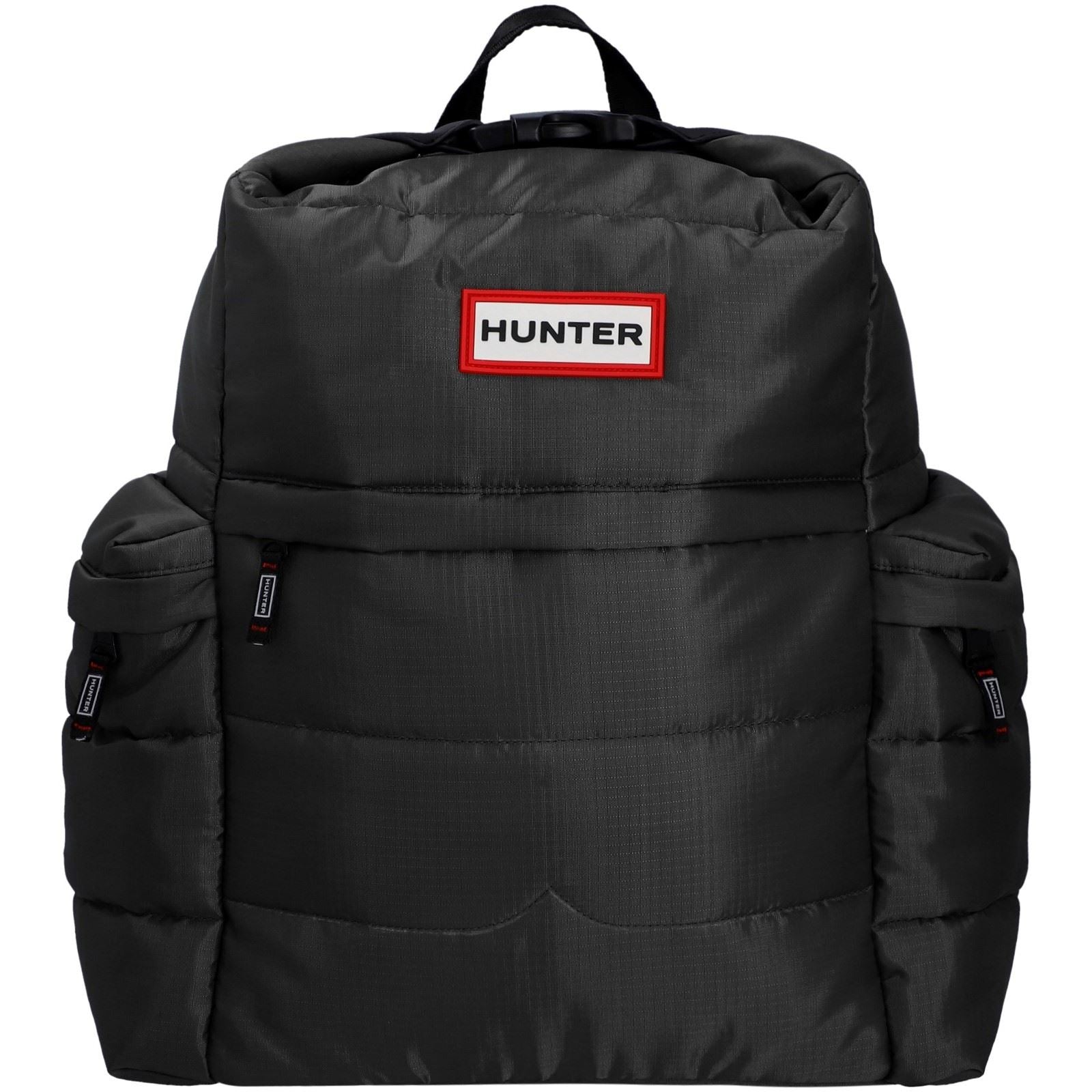 Hunter Croy Puffer Ripstop Backpack Polyester Unisex Adults Black Backpack - One Size