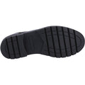 Hush Puppies Jayne Patent SNR Leather Girls's Black Lace-Up Shoes