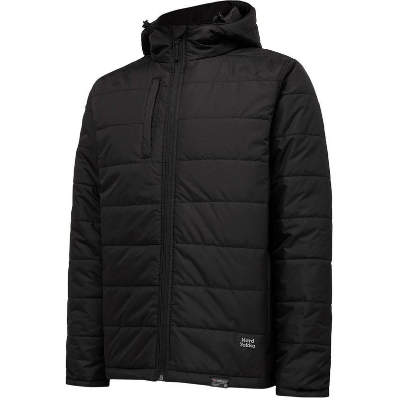Hard Yakka Puffa 2.0 Men's Black Puffer Jacket