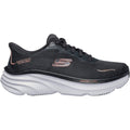 Skechers D'Lux Vapor Clear Horizon Textile Women's Black Sneakers