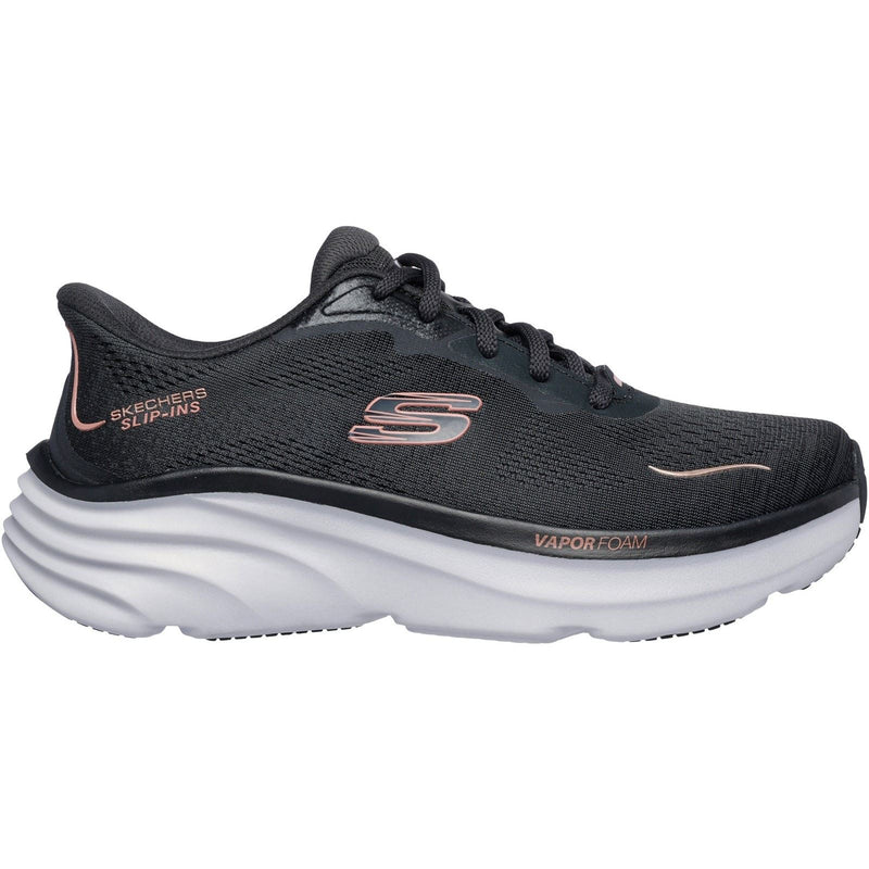 Skechers D'Lux Vapor Clear Horizon Textile Women's Black Sneakers